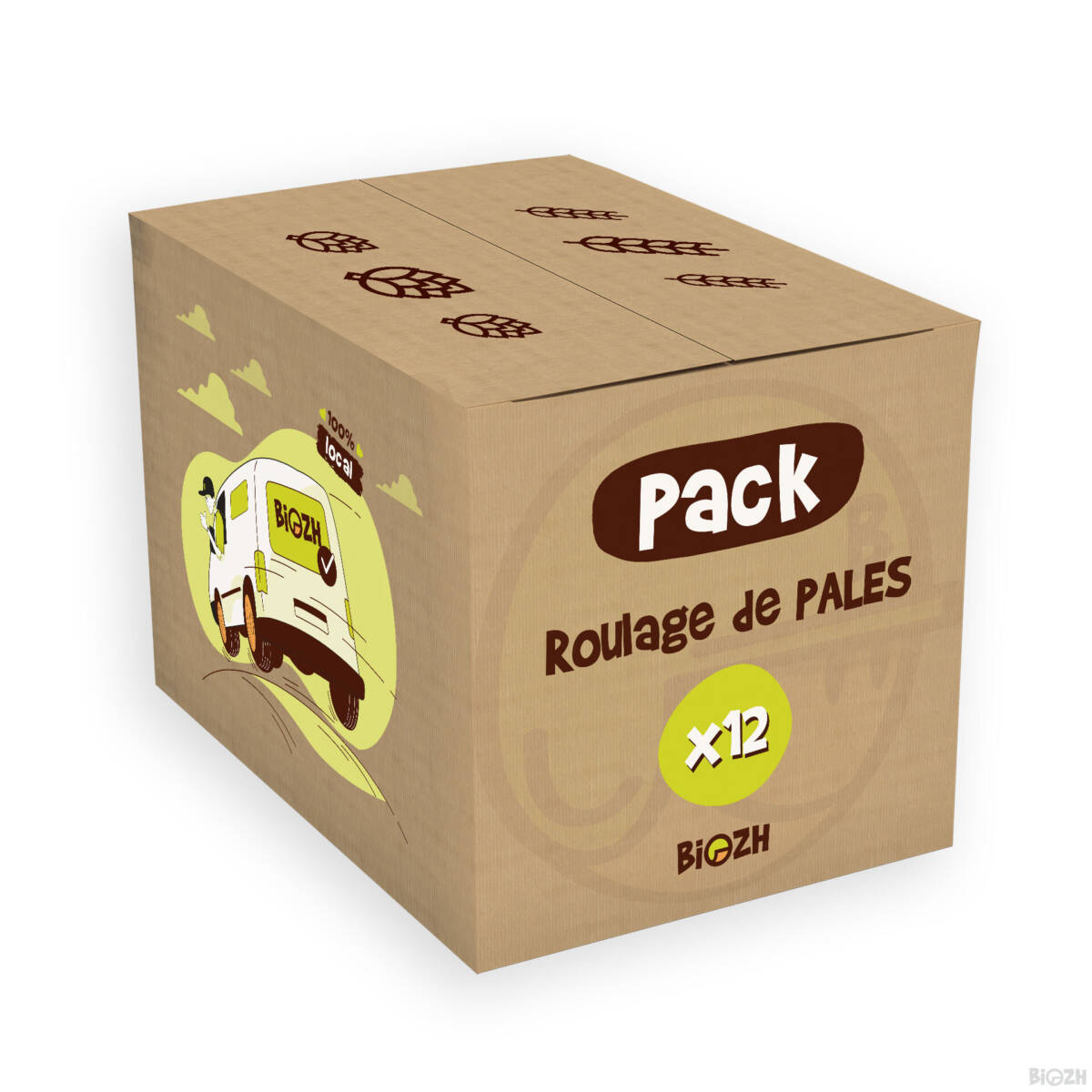 Pack Roulage De Pales Biozh X12 Pack Roulage De Pales Biozh X12